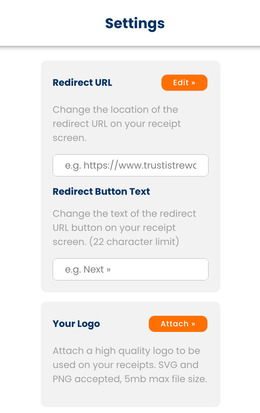 Changing your Redirect URL 2 TrustistTransfer image 6