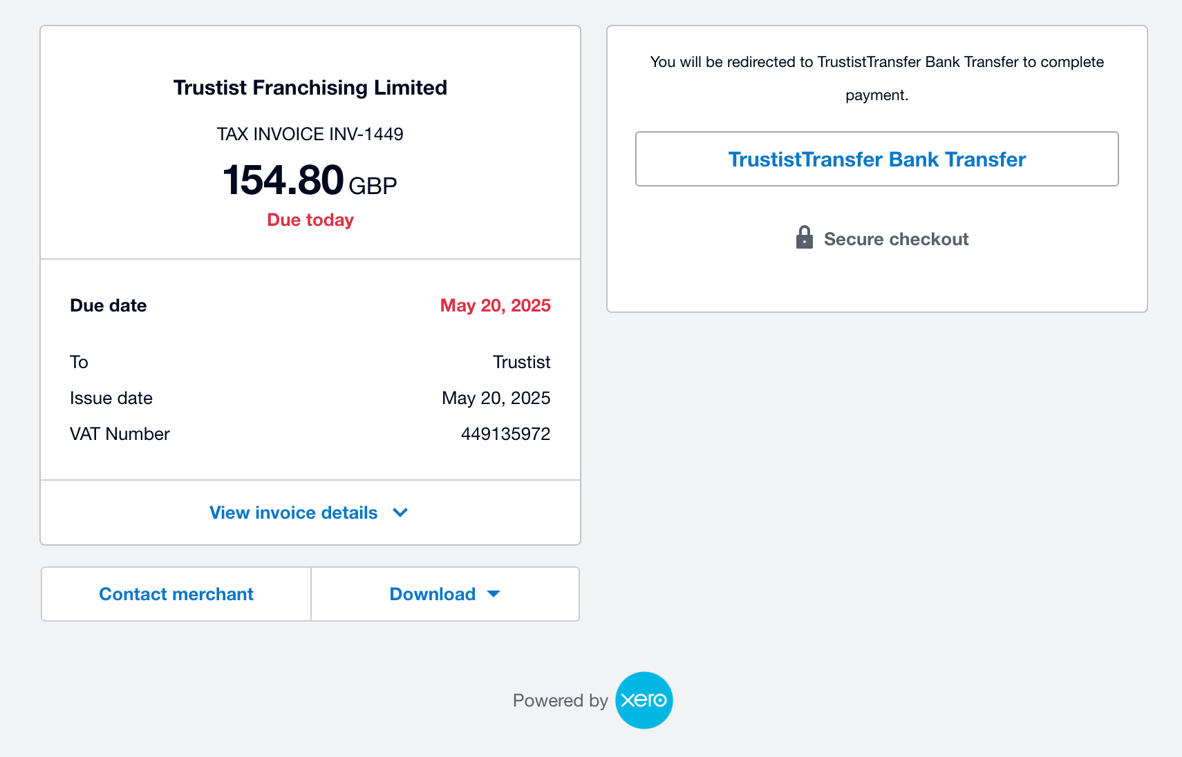 Xero Open Banking Integration 9 TrustistTransfer image 14